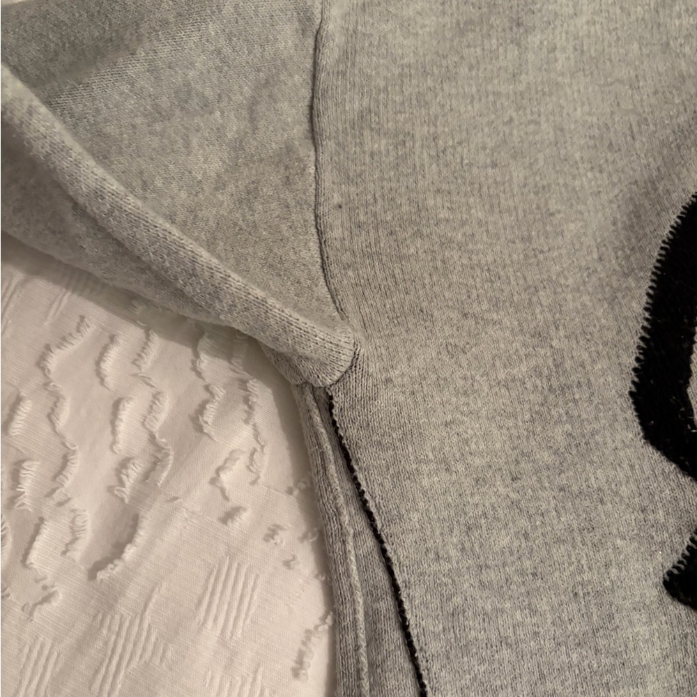 Zara boys collection Light Gray Crewneck Sweater with Skull Design - Picture 5 of 7
